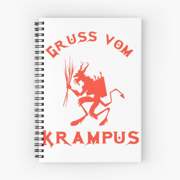 Item preview, Vintage Krampus Illustration with Gruss vom Krampus Greeting designed and sold by Mohamed-Khalifa.