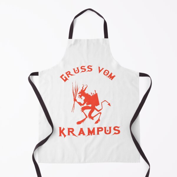 Item preview, Vintage Krampus Illustration with Gruss vom Krampus Greeting designed and sold by Mohamed-Khalifa.