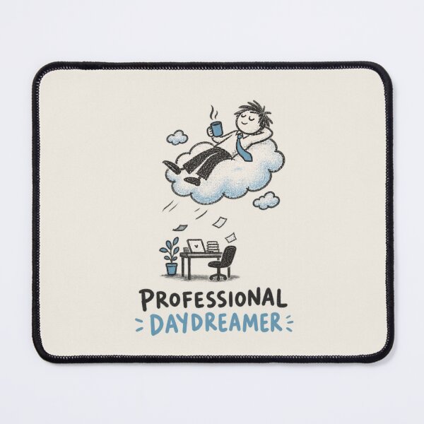 Item preview, Professional Daydreamer Office Humor | Funny Work Doodle designed and sold by Moons Studio.