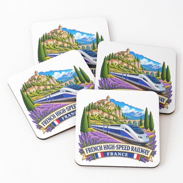 Item preview, French High-Speed Railway, France designed and sold by Myra365Art.