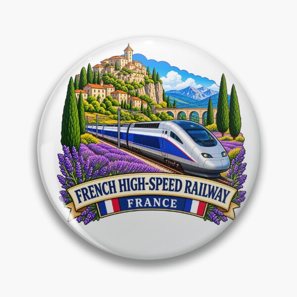 Item preview, French High-Speed Railway, France designed and sold by Myra365Art.