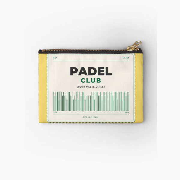 Item preview, Padel Club Butter Yellow Label Tag Design designed and sold by CourtCultureHQ.