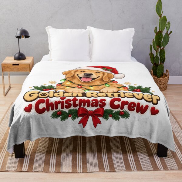 Item preview, Golden Retriever Christmas Crew Dog designed and sold by CoolContent Factory.