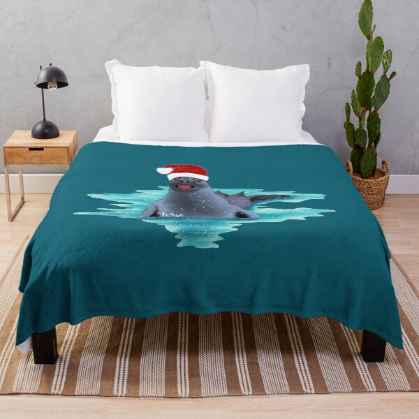 Item preview, Foca Elefante Navideña con cara sonriente y feliz designed and sold by A Sweet  Fragrance Art.