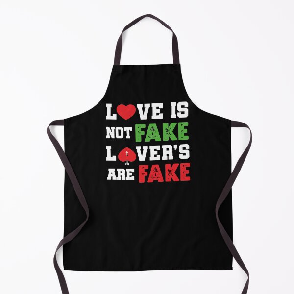 Item preview, LOVE IS NOT FAKE LOVER'S ARE FAKE  - STICKER, TYPOGRAPHY, LOVE, COUPLE designed and sold by 440CREATIVES.