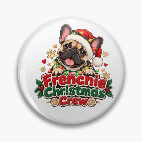 Artikelvorschau, Frenchie Christmas Crew French Bulldog entworfen und verkauft von CoolContent Factory.