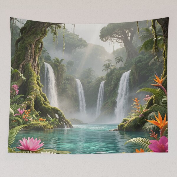 Item preview, Lagoon of Eternal Mist - Enchanted Forest Waters designed and sold by nhk999.
