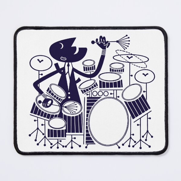 Item preview, Jazz drummer designed and sold by Sarcastic Panda.