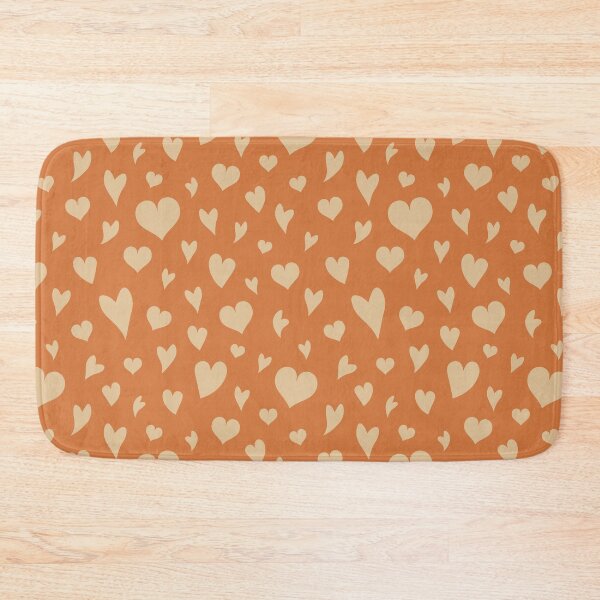 Item preview, Love Hearts Pattern - Cinnamon and Dawn Gold designed and sold by Daniel Bevis Design.