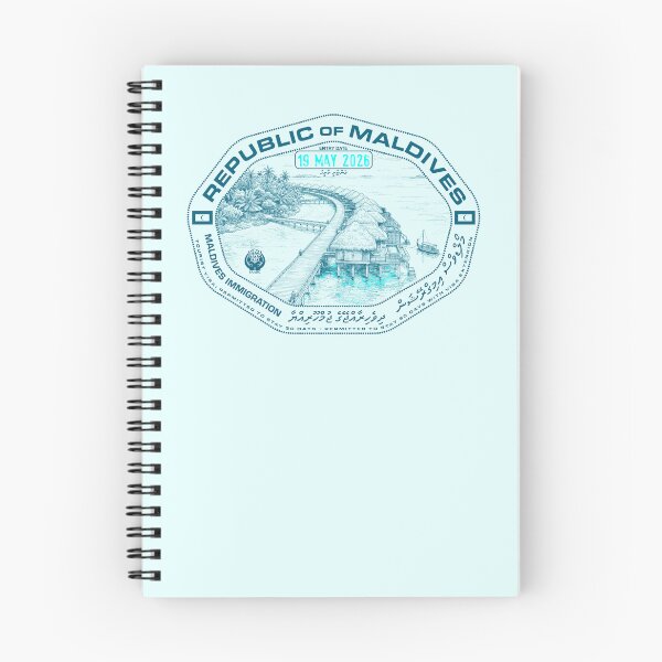 Item preview, Passport Stamp - Maldives designed and sold by travelwitheric.