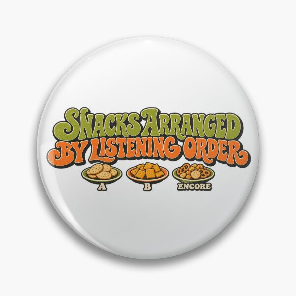 Item preview, Snacks Arranged by Listening Order – Vinyl Host Humor designed and sold by Golden Era Studio.