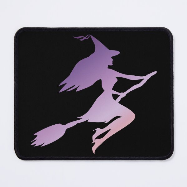 Item preview, Mystical Purple Pink Gradient Witch Silhouette designed and sold by ZorianArt.