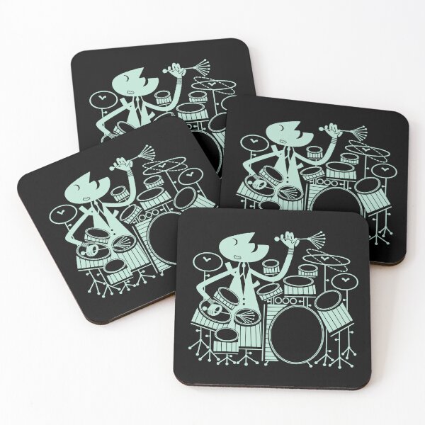 Item preview, baterista de jazz designed and sold by Sarcastic Panda.