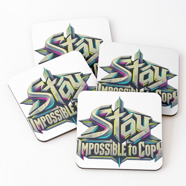 Item preview, Stay Impossible to Copy – Bold Originality Quote designed and sold by RDproject.
