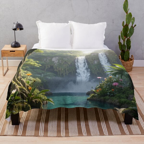 Item preview, Enchanted Forest Waters Lagoon designed and sold by nhk999.