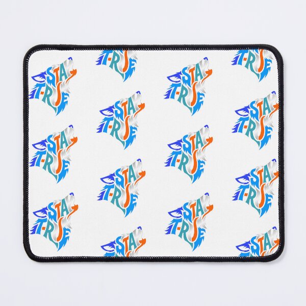 Item preview, Stay True Wolf Typography – Bold Colorful Motivational Graphic designed and sold by CreativeArtisanPrints Shop.