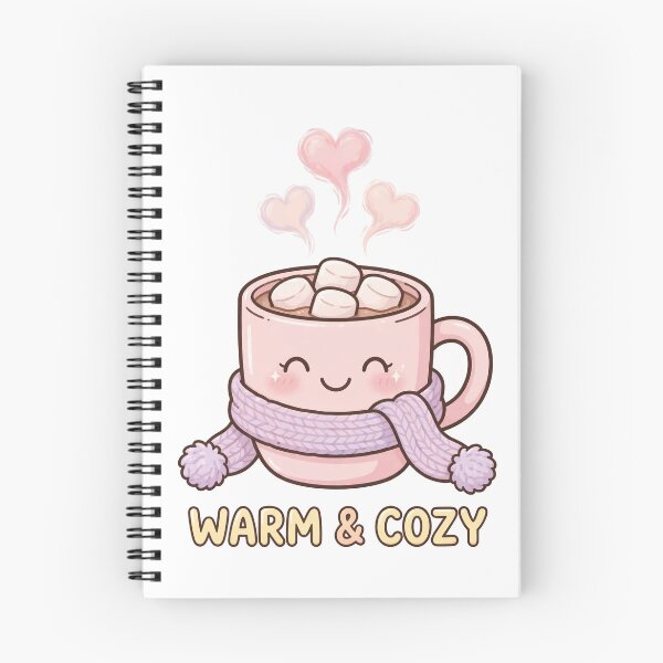 Item preview, Warm & Cozy - Kawaii Hot Cocoa Mug designed and sold by Visual Dept..