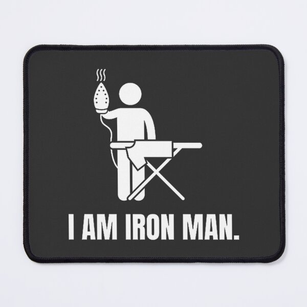 Item preview, I Am Ironing Man Funny Laundry Humor Graphic Design in White designed and sold by T- Maro.