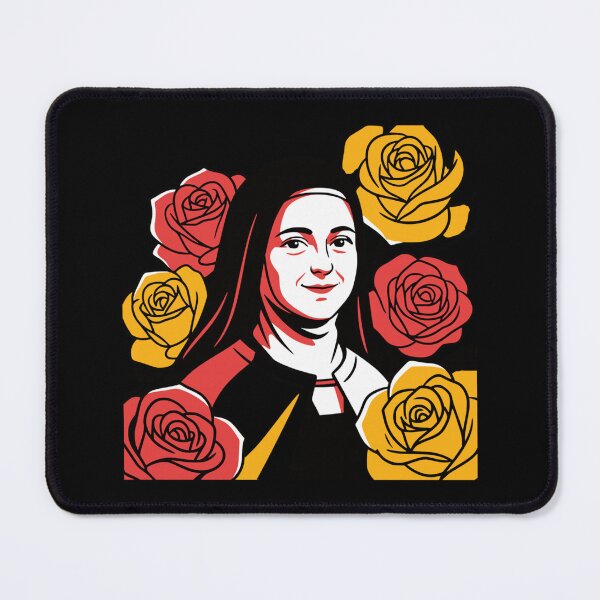 Item preview, St Therese of Lisieux The Little Flower Holy Catholic Saint designed and sold by geronkagogo.