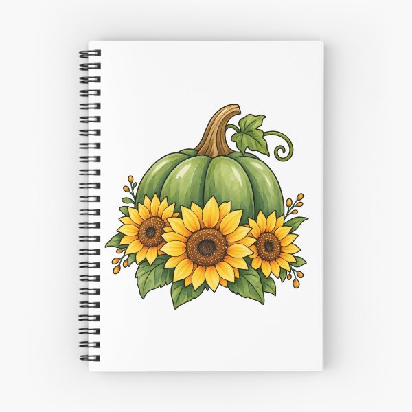 Item preview, Fall Pumpkin Sunflowers  designed and sold by GraphicsClub.