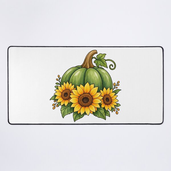 Item preview, Fall Pumpkin Sunflowers  designed and sold by GraphicsClub.