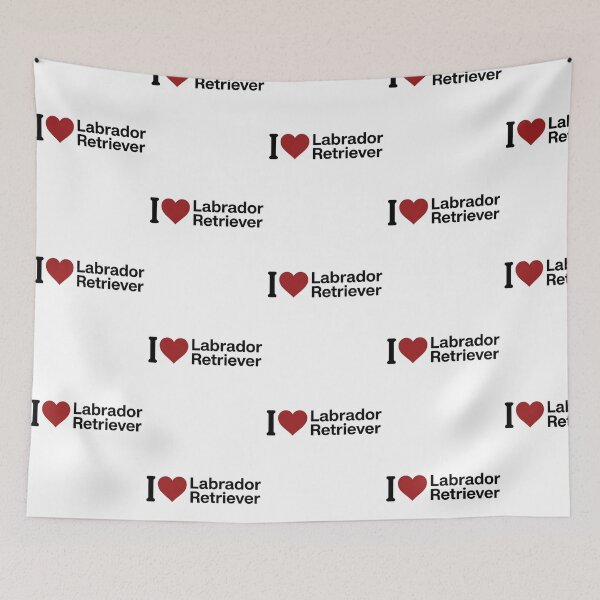 Item preview, I Heart Labrador Retriever Dog Silhouette Graphic for Lab Mom and Lab Dad designed and sold by raedattia.