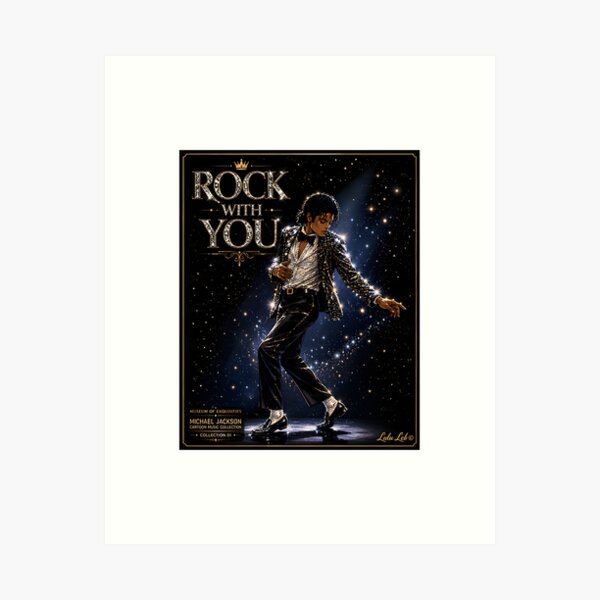 Item preview, Rock With You - Michael Jackson Tribute Design Celebrating the King of Pop designed and sold by manicobsession.