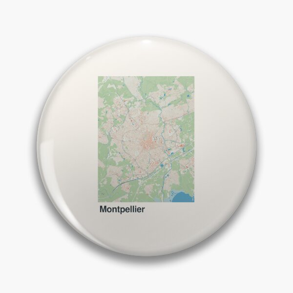 Item preview, Montpellier Minimalistic Map Art designed and sold by MapsNerd.