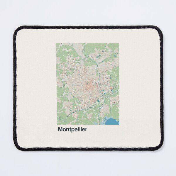Item preview, Montpellier Minimalistic Map Art designed and sold by MapsNerd.