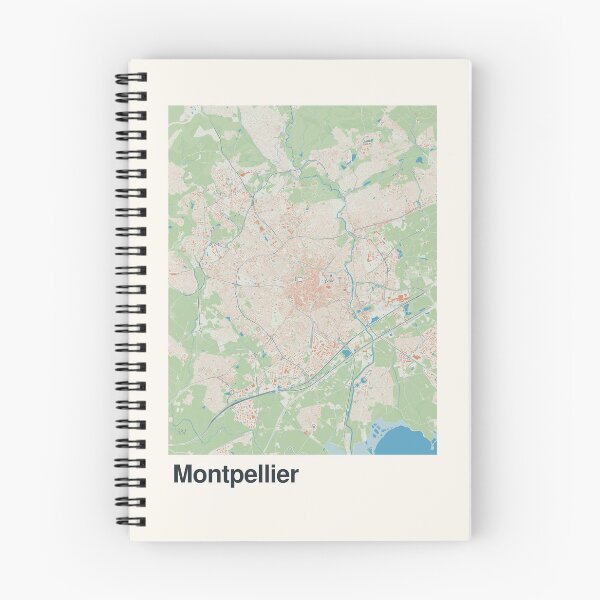 Item preview, Montpellier Minimalistic Map Art designed and sold by MapsNerd.