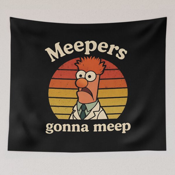 Item preview, Meepers Gonna Meep Gráfico de personaje de ciencia retro designed and sold by AnanamorphArter.