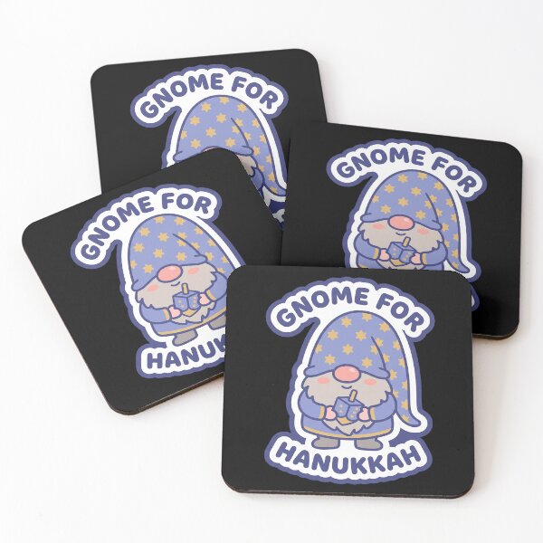 Item preview, Gnome for Hanukkah — Cute Gnome with Dreidel designed and sold by TheCalmEdit.