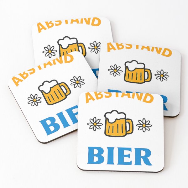 Artikelvorschau, Abstand halten Ich trinke Bier entworfen und verkauft von niedi18.