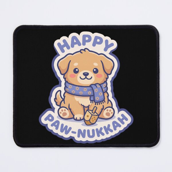 Item preview, Happy Paw-nukkah — Dog Hanukkah Puppy Design designed and sold by TheCalmEdit.