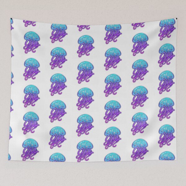 Item preview, Stay Cool Neon Jellyfish Typography – Glowing Ocean Graphic designed and sold by CreativeArtisanPrints Shop.