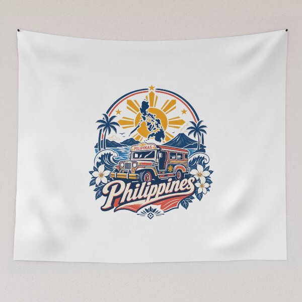 Item preview, A portrait of Philippines jeepney and its nature designed and sold by GoodPlaceToShop.