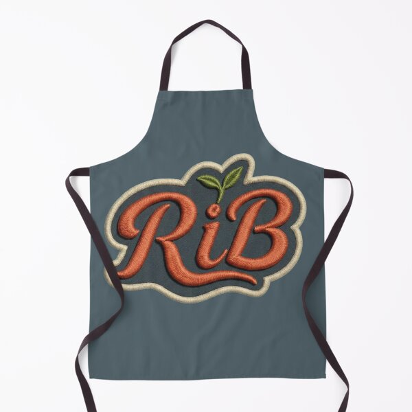 Item preview, Vintage Script RiB Emblem Botanical Organic Typography designed and sold by Rib-Brand.