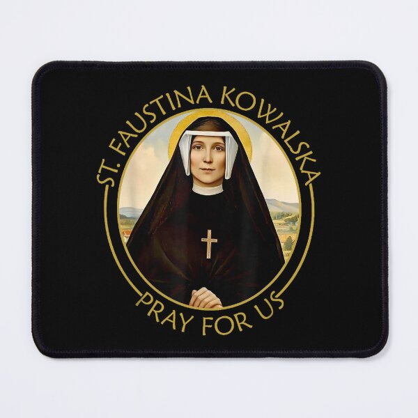Item preview, St Faustina Kowalska Great Love Catholic Quote Divine Mercy designed and sold by geronkagogo.