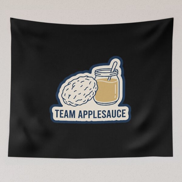 Item preview, Team Applesauce — Funny Hanukkah Latke Debate designed and sold by TheCalmEdit.