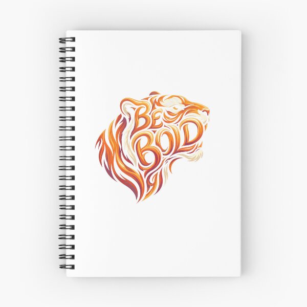 Item preview, Be Bold Tiger Typography – Fierce Motivational Animal Graphic designed and sold by CreativeArtisanPrints Shop.