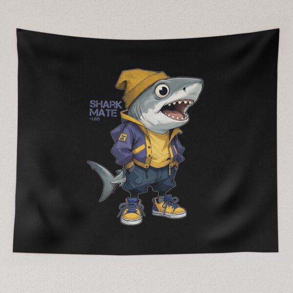 Artikelvorschau, Mustard Hypebeast Varsity Shark entworfen und verkauft von HexOne.