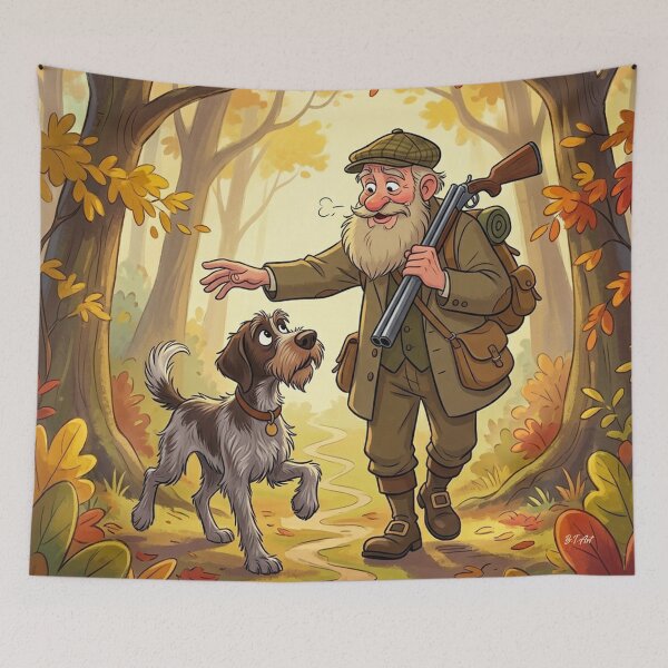 Item preview, It’s Not Hunting, It’s the Dog’s Day – Funny Hunting Dog designed and sold by TammyHunterArt.