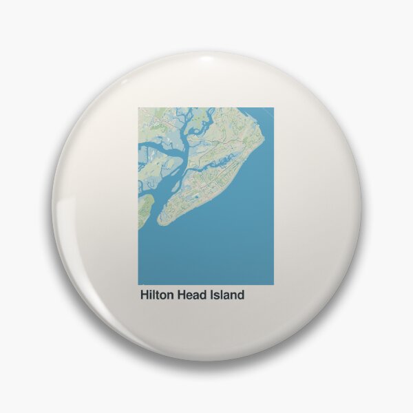 Item preview, Hilton Head Island Minimalistic Map Art designed and sold by MapsNerd.