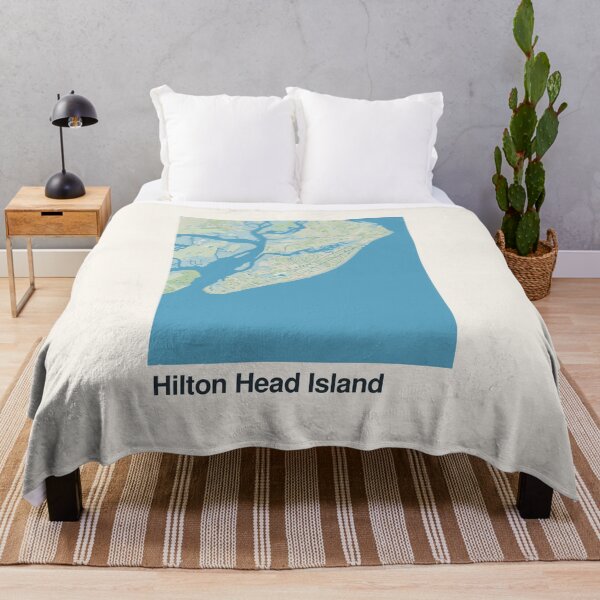 Item preview, Hilton Head Island Minimalistic Map Art designed and sold by MapsNerd.