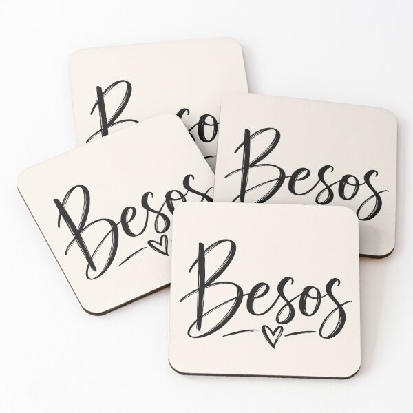 Item preview, Besos Spanish Kisses Minimal Script Typography designed and sold by MetaModel Editions.