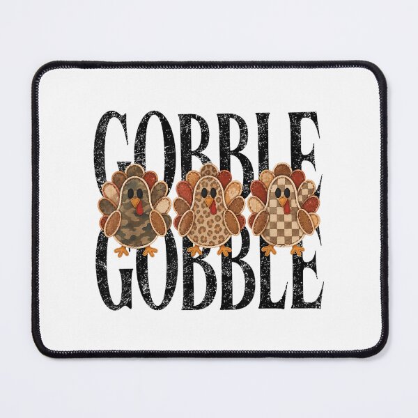 Artikelvorschau, Gobble Gobble Camo Leopard Checkerboard Turkeys Thanksgiving entworfen und verkauft von kiralynstration.