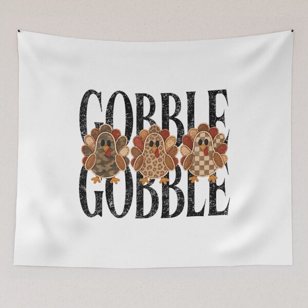 Item preview, Gobble Gobble Camo Leopard Checkerboard Turkeys Thanksgiving designed and sold by kiralynstration.