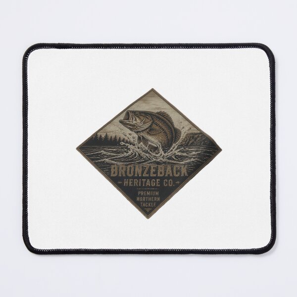 Item preview, Vintage Bronzeback Heritage Co Smallmouth Bass Graphic designed and sold by NobleCast .