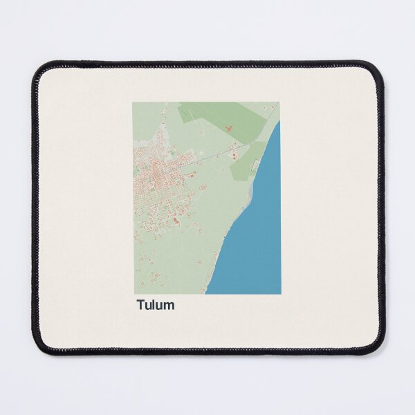 Item preview, Tulum Minimalistic Map Art designed and sold by MapsNerd.