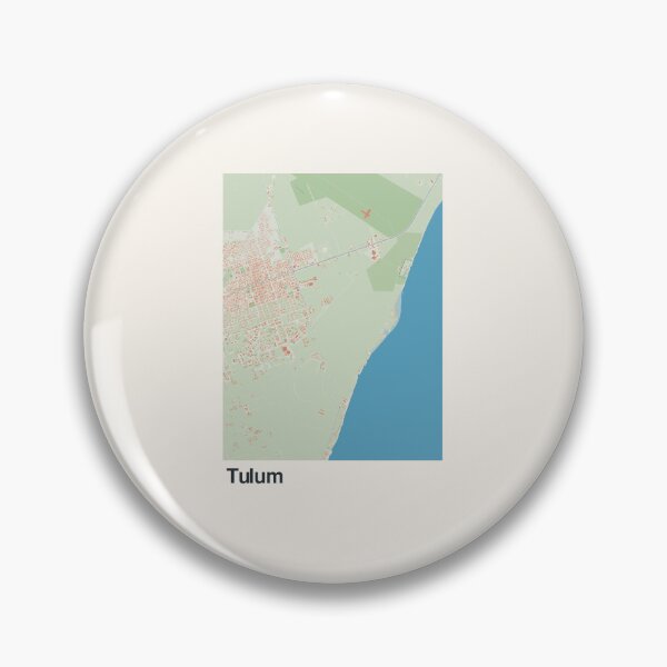 Item preview, Tulum Minimalistic Map Art designed and sold by MapsNerd.